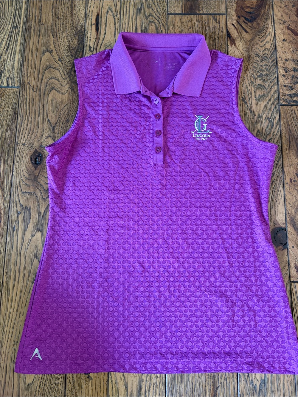 Antigua Sleeveless Polo Tank - Purple